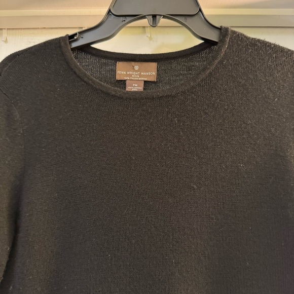 Fenn Wright Manson 100% Wool Black Sweater - Picture 2 of 7